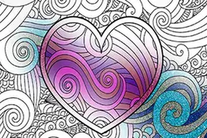 Glitter Heart Valentine - interactive app thumbnail