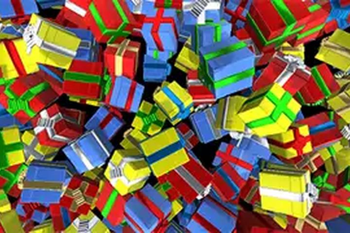 Gift Pile - interactive app thumbnail