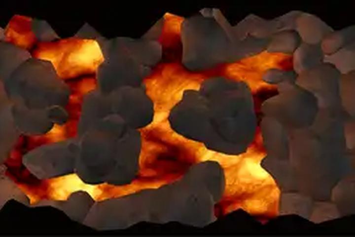 Falling Lava Floor - interactive app thumbnail