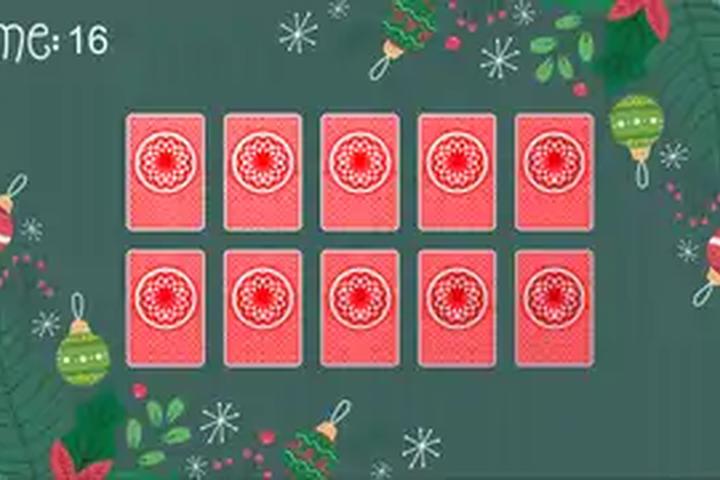 Christmas Memory Game - interactive app thumbnail