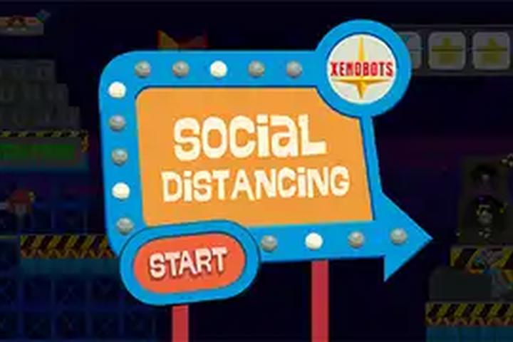Xenobots: Social Distancing - interactive app thumbnail