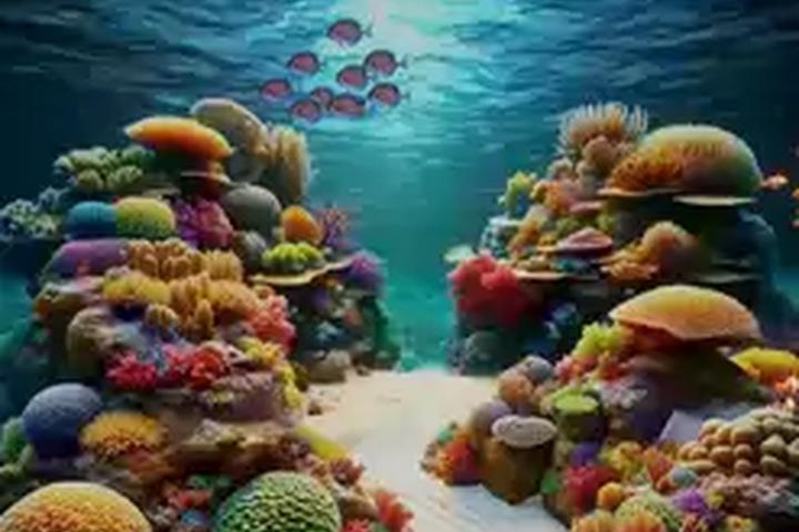 Coral Reef Wall - interactive app thumbnail
