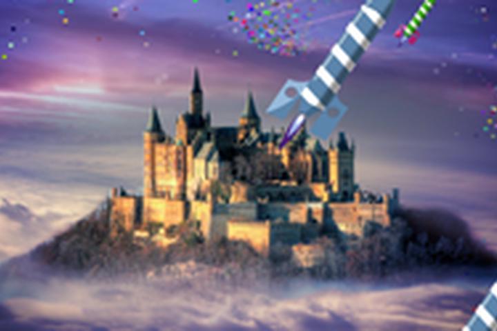 Magical Fireworks Castle - interactive app thumbnail