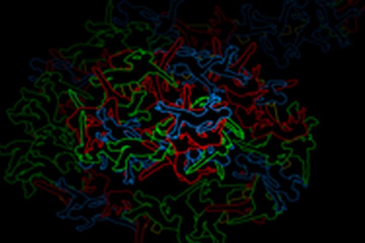 Neon Dancing Silhouettes - interactive app thumbnail