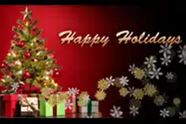 Holiday Tree and Snowflakes - interactive app thumbnail