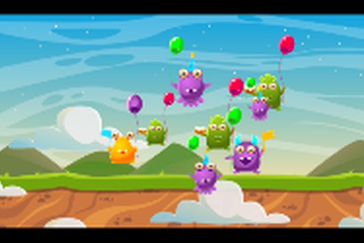 Monster Balloons - interactive app thumbnail