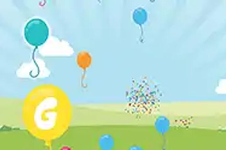 Alphabet Balloons - interactive app thumbnail